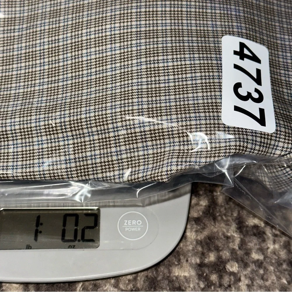 Ted Baker Men’s S Tan Mini Check Suit Jacket Blazer